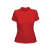 Рубашка-поло женская красная