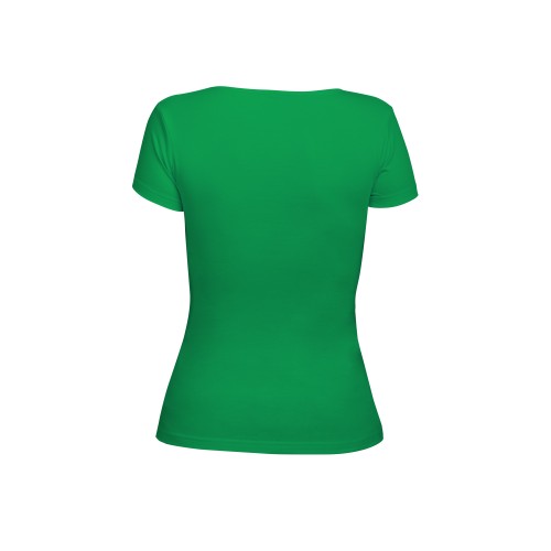 Футболка женская зеленая