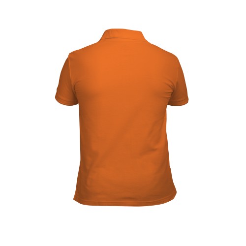 Рубашка-поло мужская оранжевая 