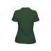 Рубашка-поло женская темно-зеленая