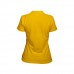 Рубашка-поло женская желтая